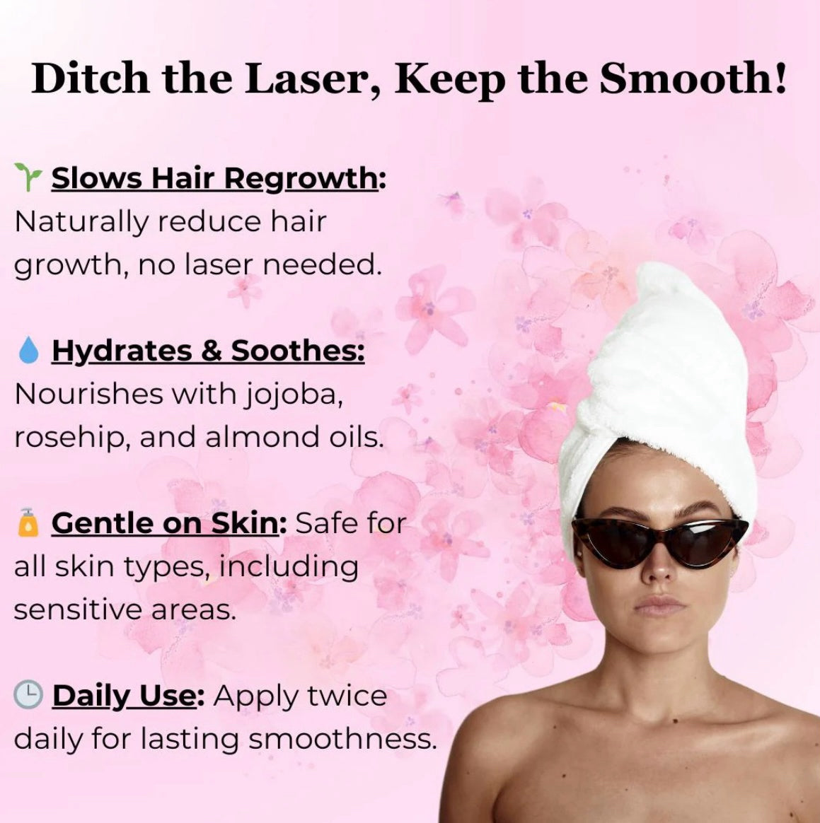 Cyperus Rotundus Oil for NATURAL PERMANENT HAIR REDUCTION