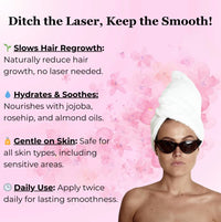 Cyperus Rotundus Oil for NATURAL PERMANENT HAIR REDUCTION